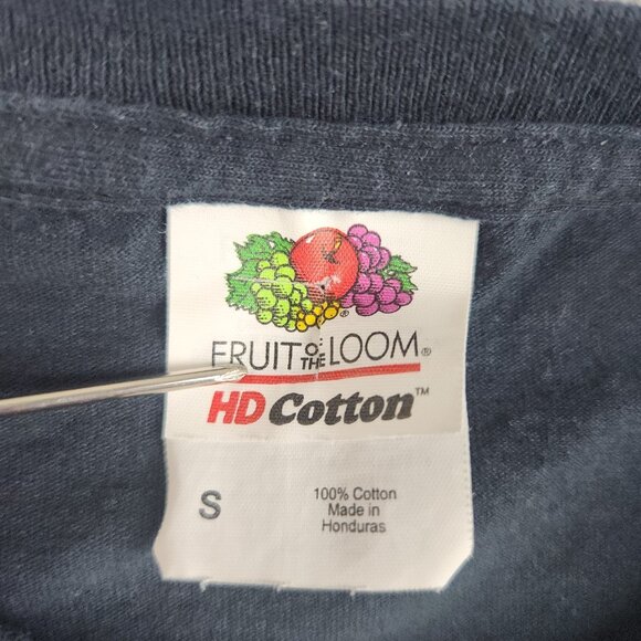 Y2K Cyber Shirt Mens Small Black Graphic Skull Tattoo Goth Metal Grunge Guitar - Picture 8 of 9